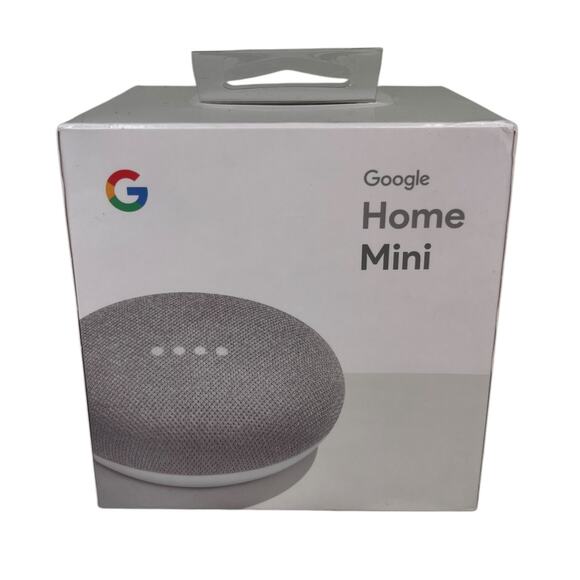 Google Home Mini Smart Speaker Google Assistant Chalk GA00210-US New - Picture 1 of 10